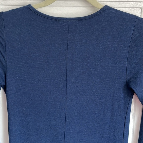 MARINE LAYER Lexi Longsleeve Midi Dress in Twilight - Picture 9 of 10